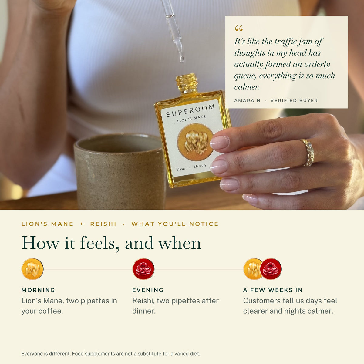 Focus & Calm: how it feels, and when