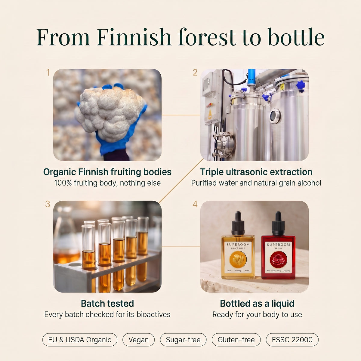 Focus & Calm: From Finnish forest to bottle