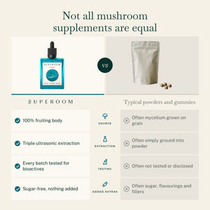 Chaga: Not all mushroom supplements are equal