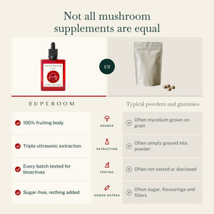 Reishi: Not all mushroom supplements are equal
