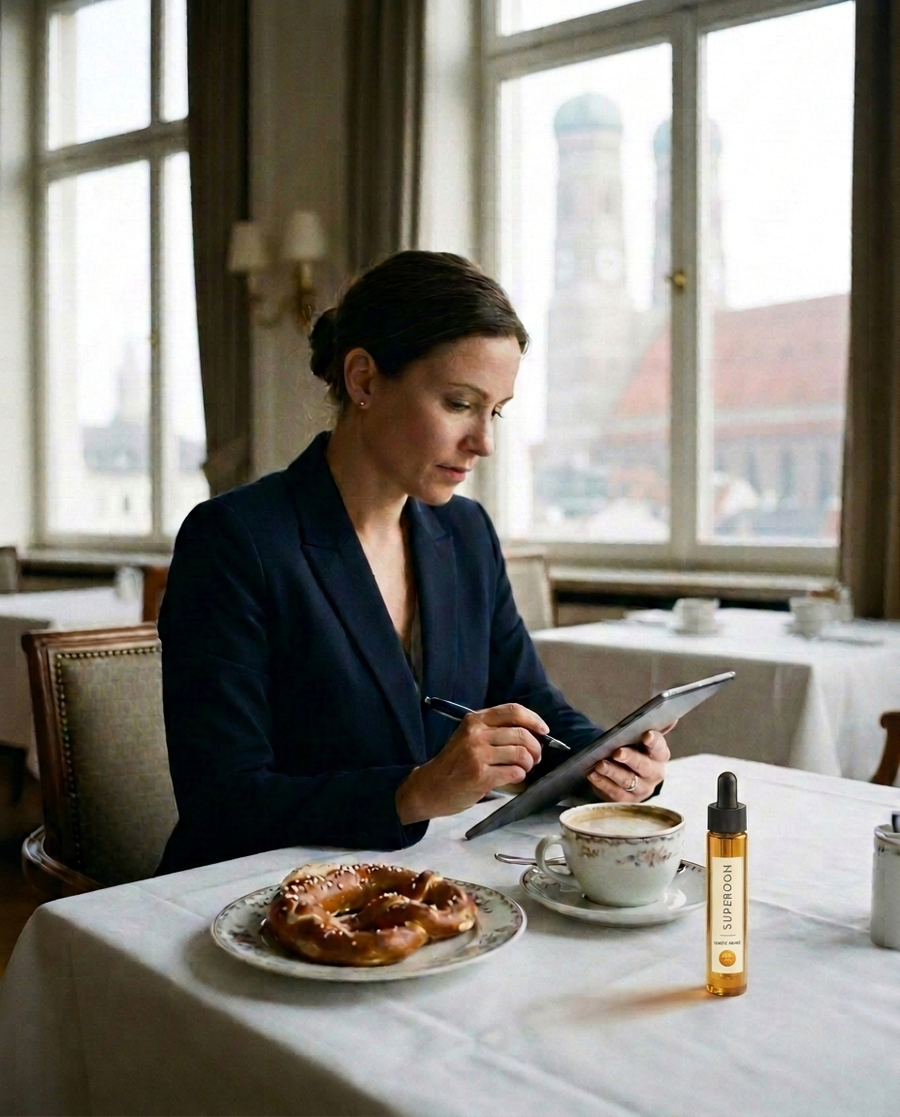 Munich, breakfast before the pitch